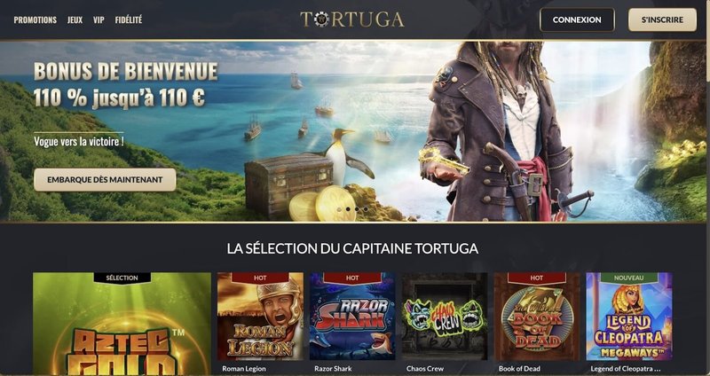 Découvrez tortuga casino application